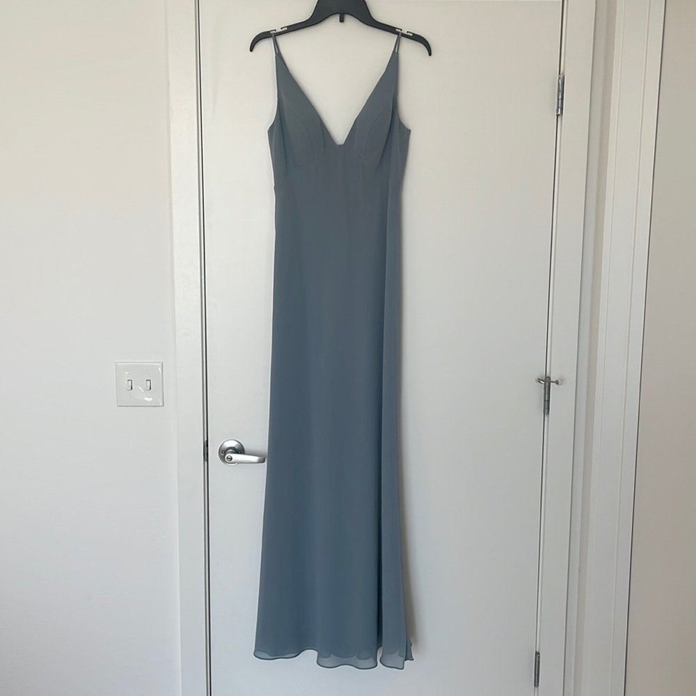 Jenny Yoo Jude Dress in Mayan Blue